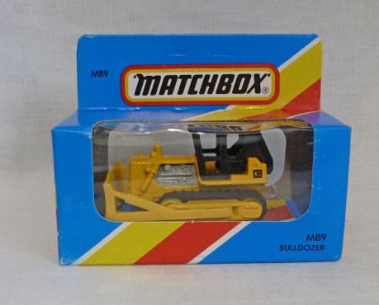 Picture of Matchbox Blue Box MB9 Caterpillar Bulldozer Yellow/Black [A]