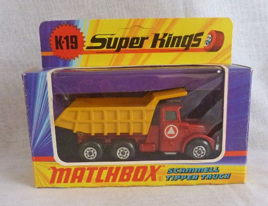 Picture of Matchbox SuperKings K-19 Scammel Tipper Truck with Maltese Cross Wheels