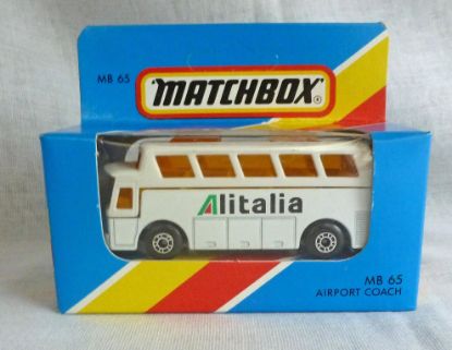 Picture of Matchbox Blue Box MB65 Airport Coach "Alitalia"