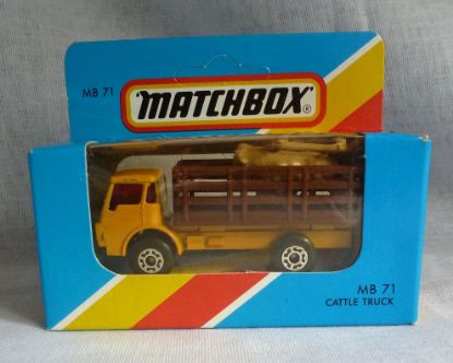 Picture of Matchbox Blue Box MB71 Dodge Cattle Truck