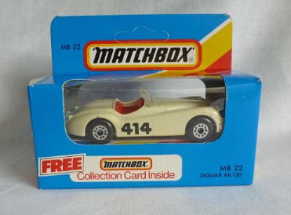 Picture of Matchbox Blue Box MB22 Jaguar XK-120 Off White