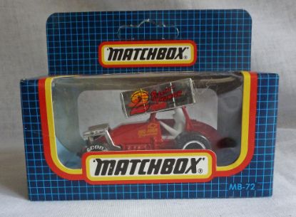 Picture of Matchbox Dark Blue Box MB72 Sprint Racer Red