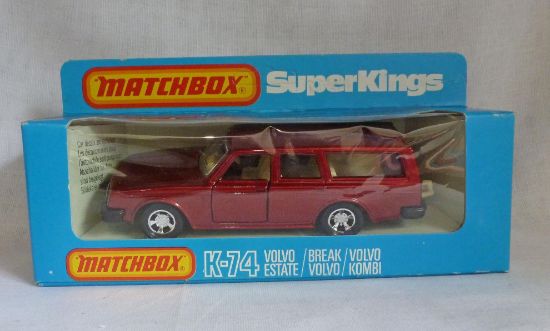 Picture of Matchbox Superkings K-74 Volvo Estate Car Red