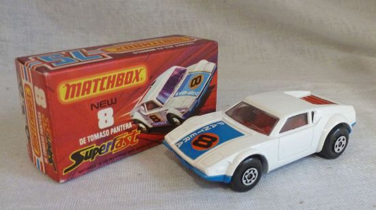 Picture of Matchbox Superfast MB8g De Tomaso Pantera with RED Interior