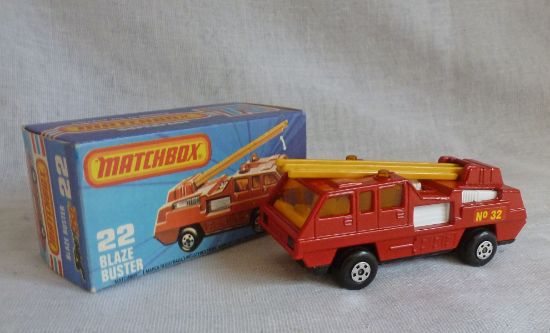 Picture of Matchbox Superfast MB22e Blaze Buster with 32 Labels