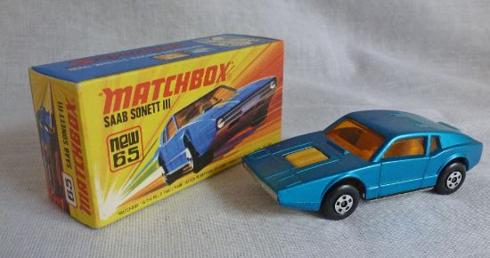 Picture of Matchbox Superfast MB65d Saab Sonett Lighter Blue