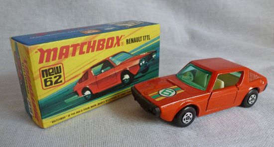 Picture of Matchbox Superfast MB62e Renault 17TL Mid Orange/Red