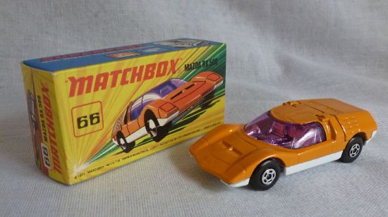 Picture of Matchbox Superfast MB66d Mazda RX 500 Orange i Box