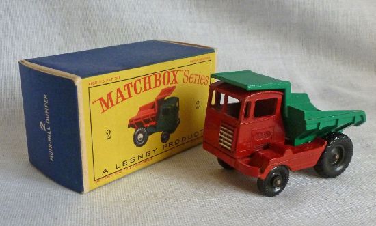 Picture of Matchbox Toys MB2c Muir Hill Dumper Silver Grille D Box