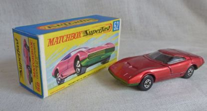 Picture of Matchbox Superfast MB52c Dodge Charger Lighter Red LG Base