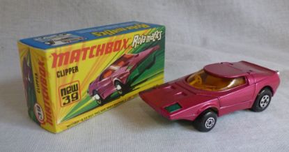 Picture of Matchbox Superfast MB39d Clipper with Green Base/Chrome Exhausts