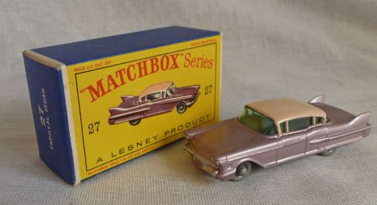 Rockertron Toys. Matchbox Toys MB27c Cadillac MB27 Sixty Special