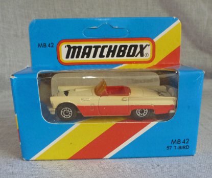 Picture of Matchbox Blue Box MB42 Ford Thunderbird Red/White