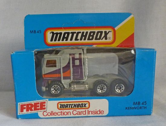 Picture of Matchbox Blue Box MB45 Kenworth Truck Grey 