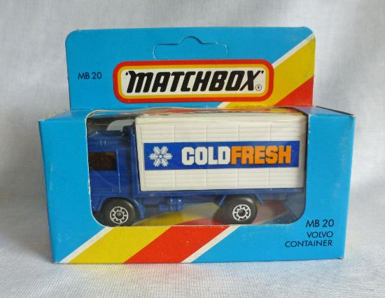 Picture of Matchbox Blue Box MB20 Volvo Container Truck "Cold Fresh" [A]