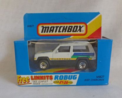 Picture of Matchbox Blue Box MB27 Jeep Cherokee White [C]