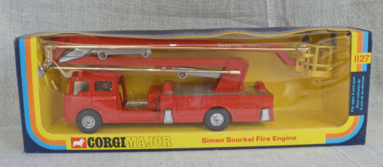Picture of Corgi Major Toys 1127 Simon Snorkel Fire Engine