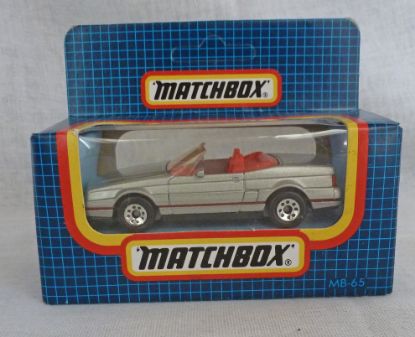 Picture of Matchbox Dark Blue Box MB65 Cadillac Allante Silver [Macau issue]