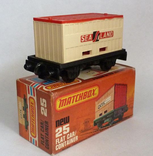 Picture of Matchbox Superfast MB25f Flat Car Container "Sea Land"