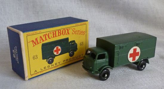Picture of Matchbox Toys MB63a Military Ambulance D Box