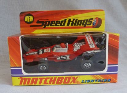 Picture of Matchbox Speed Kings K-35 Lightning Red FLAME OUT