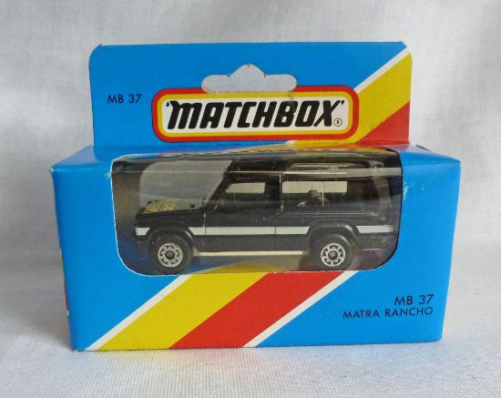 Picture of Matchbox Blue Box MB37 Matra Rancho Black "Surf Rescue" [B]