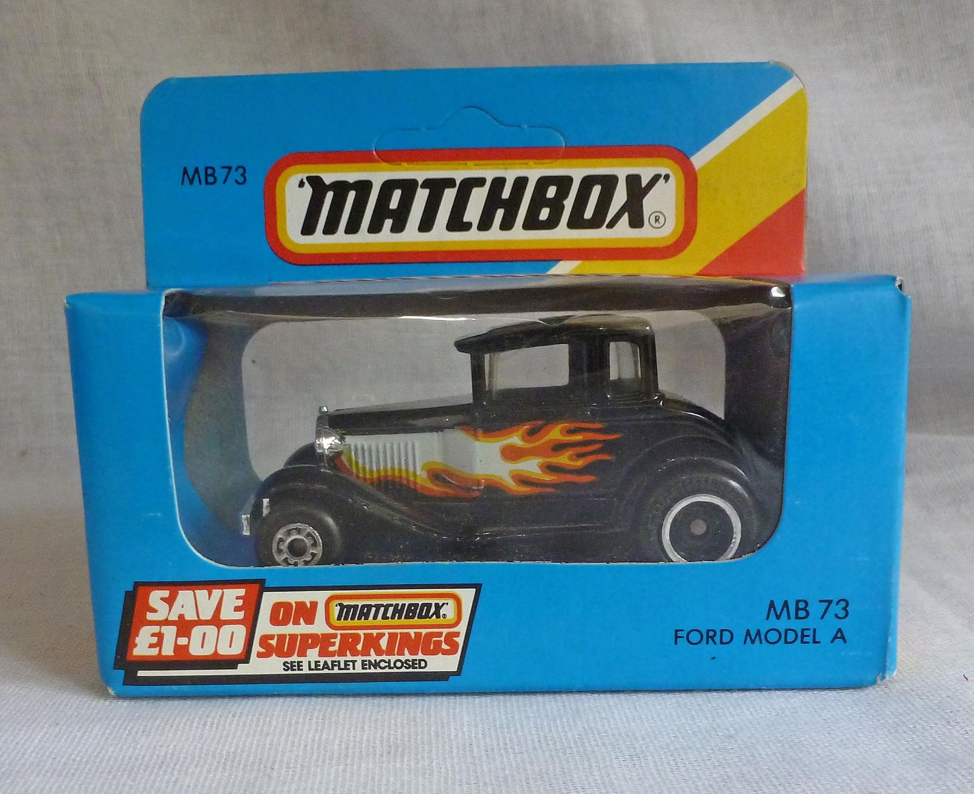 ★希少★青箱マッチボックス★MB-73 フォードモデルA FORD 黒 マカオ製 ☆希少☆青箱マッチボックス☆MB-73 フォードモデルA FORD 黒
