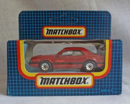 Picture of Matchbox Dark Blue Box MB61 T-Bird Turbo Coupe