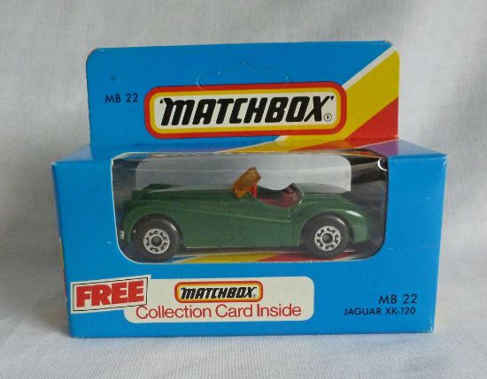 Picture of Matchbox Blue Box MB22 Jaguar XK-120 Green