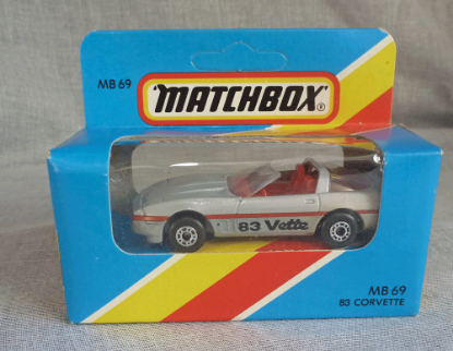 Picture of Matchbox Blue Box MB69 83 Corvette Metallic Grey [A]