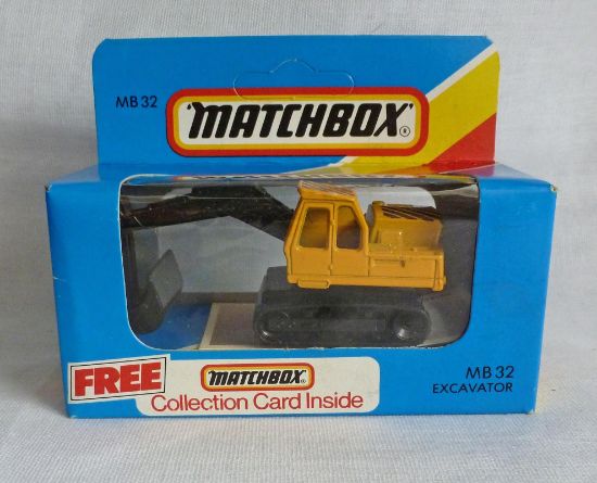 Picture of Matchbox Blue Box MB32 Excavator [C]