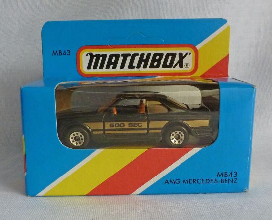 Picture of Matchbox Blue Box MB43 AMG Mercedes Black