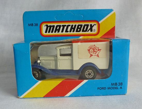 Picture of Matchbox Blue Box MB38 Ford Model A "Matchbox USA"