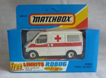 Picture of Matchbox Blue Box MB60 Ford Transit Ambulance [C]