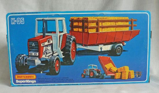 Picture of Matchbox SuperKings K-35 Massey Ferguson Tractor Set [A]