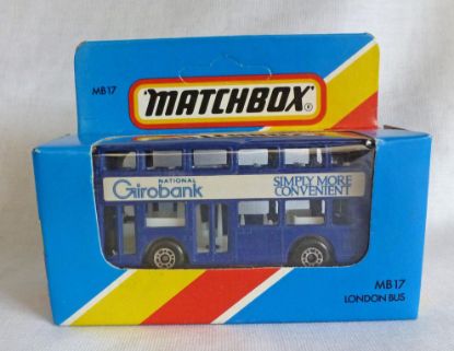 Picture of Matchbox Blue Box MB17 London Bus "Girobank"