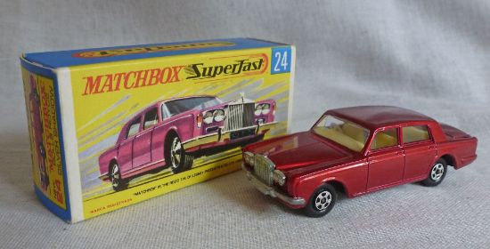 Picture of Matchbox Superfast MB24c Rolls Royce Silver Shadow with Hollow NW