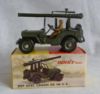 Picture of French Dinky Toys 829 Jeep Avec Canon