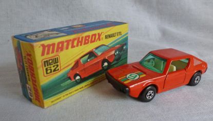 Picture of Matchbox Superfast MB62e Renault 17TL Mid Orange/Red with Reverse Label