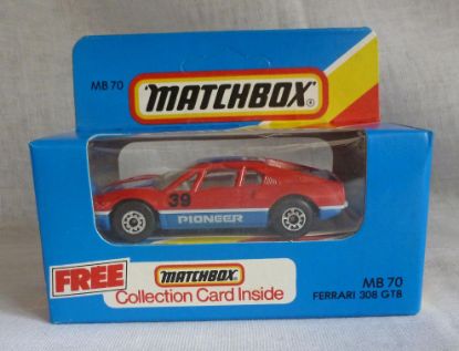 Picture of Matchbox Blue Box MB70 Ferrari 308 GTB Red/Blue [A]