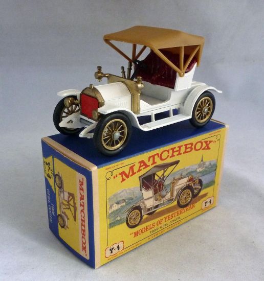 Picture of Matchbox Models of Yesteryear Y-4c 1909 Opel Coupe Maroon Seats E1 Box