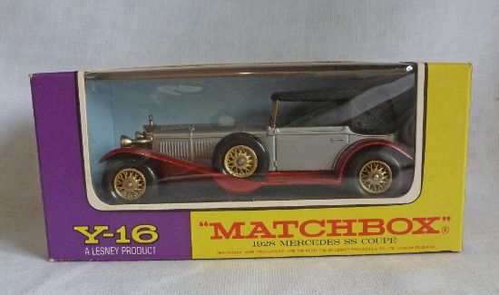 Picture of Matchbox Models of Yesteryear Y-16b 1928 Mercedes SS Red/Silver FG Box