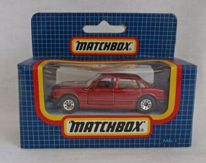 Picture of Matchbox Dark Blue Box MB1 Jaguar XJ6 Red