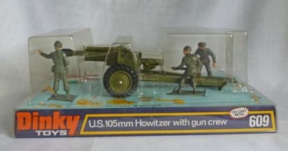 Picture of Dinky Toys 609 105mm Howitzer with Gun Crew