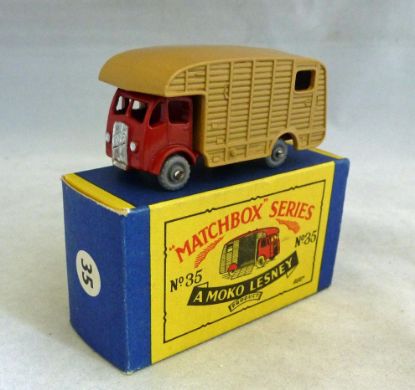 Picture of Moko Lesney Matchbox MB35a Marshall Horse Box with GPW B3 Box