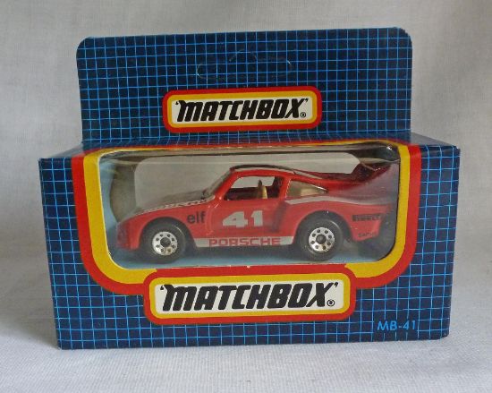 Picture of Matchbox Dark Blue MB41 Racing Porsche Red [1989 Issue]