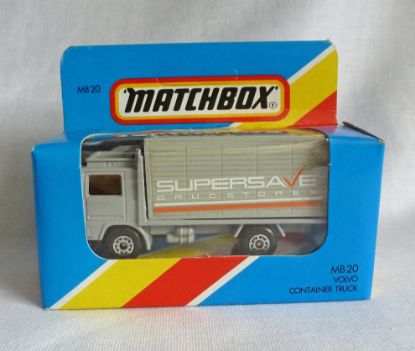 Picture of Matchbox Blue Box MB20 Volvo Container Truck "Supersave"
