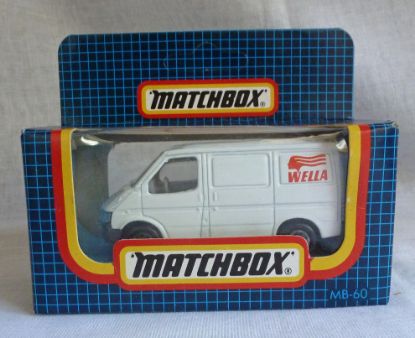 Picture of Matchbox Dark Blue Box MB60 Ford Transit Van "WELLA"