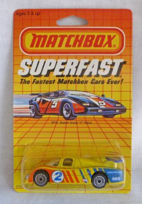 Picture of Matchbox Superfast SF16 Sauber Group C Racer Yellow Hang Pack