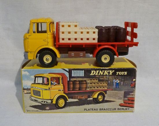 Dinky Toys France - Berliet Avec Container - Miniature De Collection Ancienne